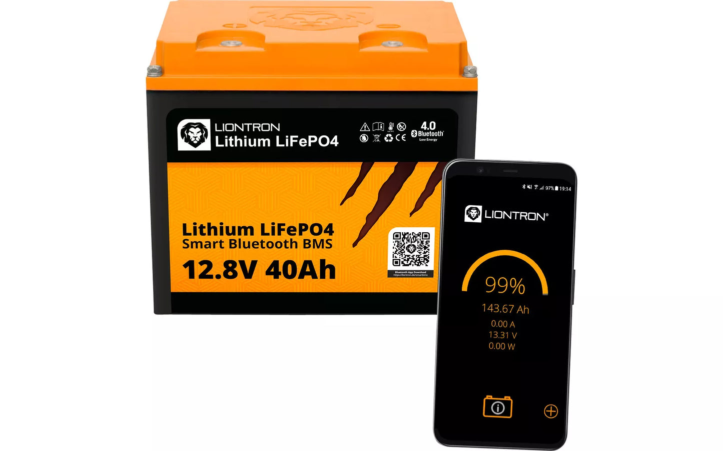 LIONTRON 12V LiFePO4 Batterie mit Bluetooth und BMS