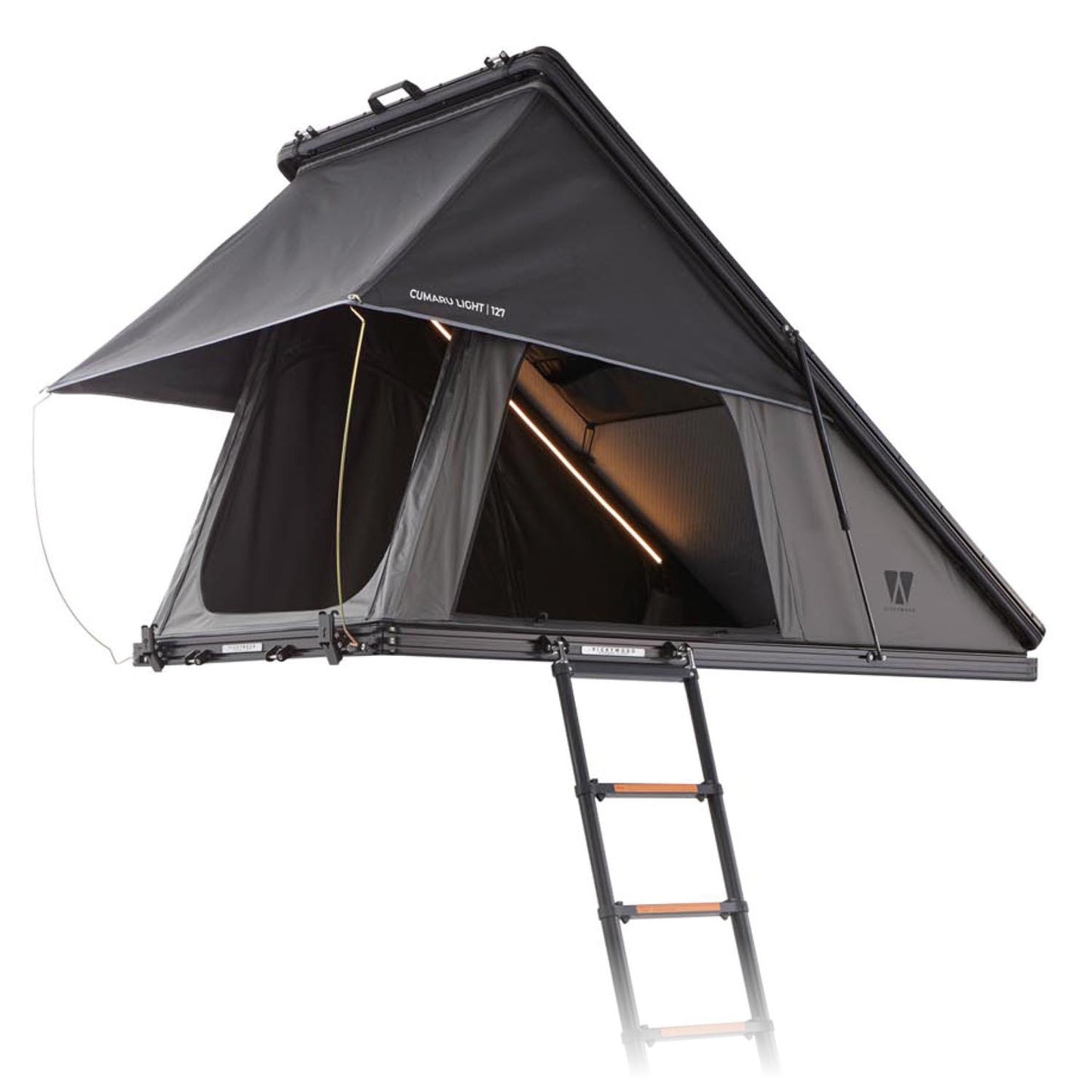 Vickywood Cumaru Light 127 ECO Alu Hartschalendachzelt, grau