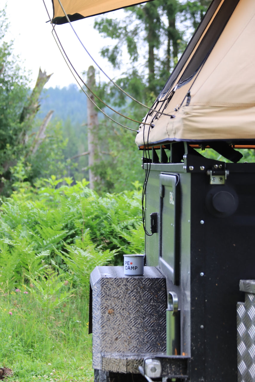 Emaille Camping Tasse PE*CAMP