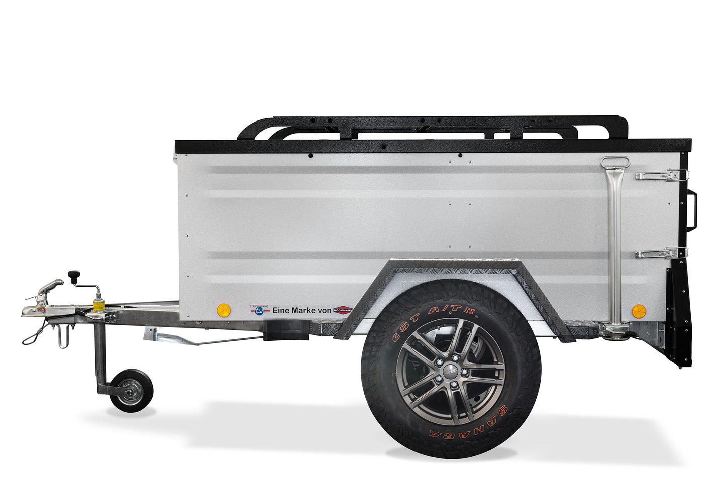 TPV KT-EB2 Offroad Anhänger, silber mit Verstärkung für Dachzelte