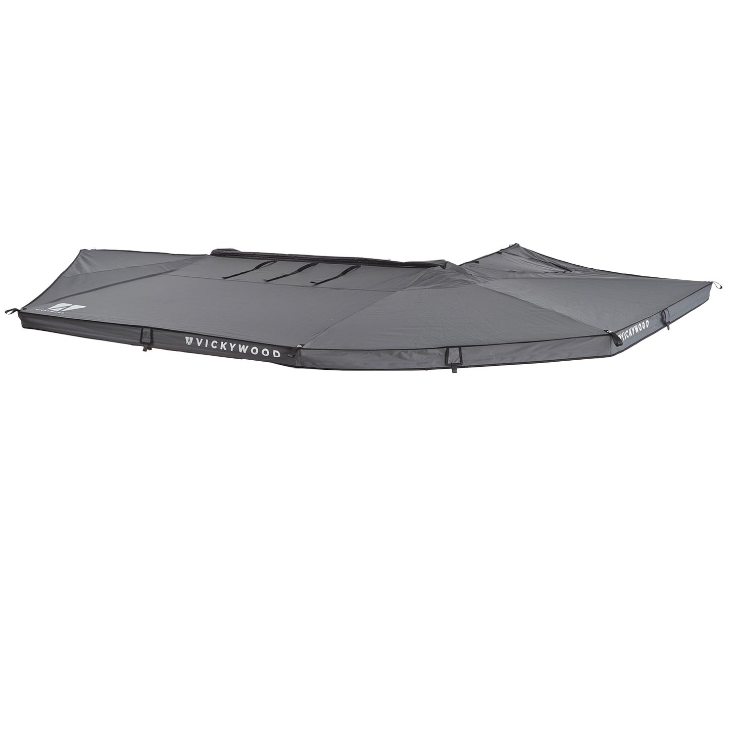 Vickywood 270° Markise LEAF EXTENDED Links 200 cm grau