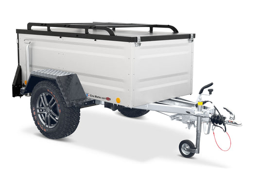 TPV KT-EB2 Offroad Anhänger, silber mit Verstärkung für Dachzelte