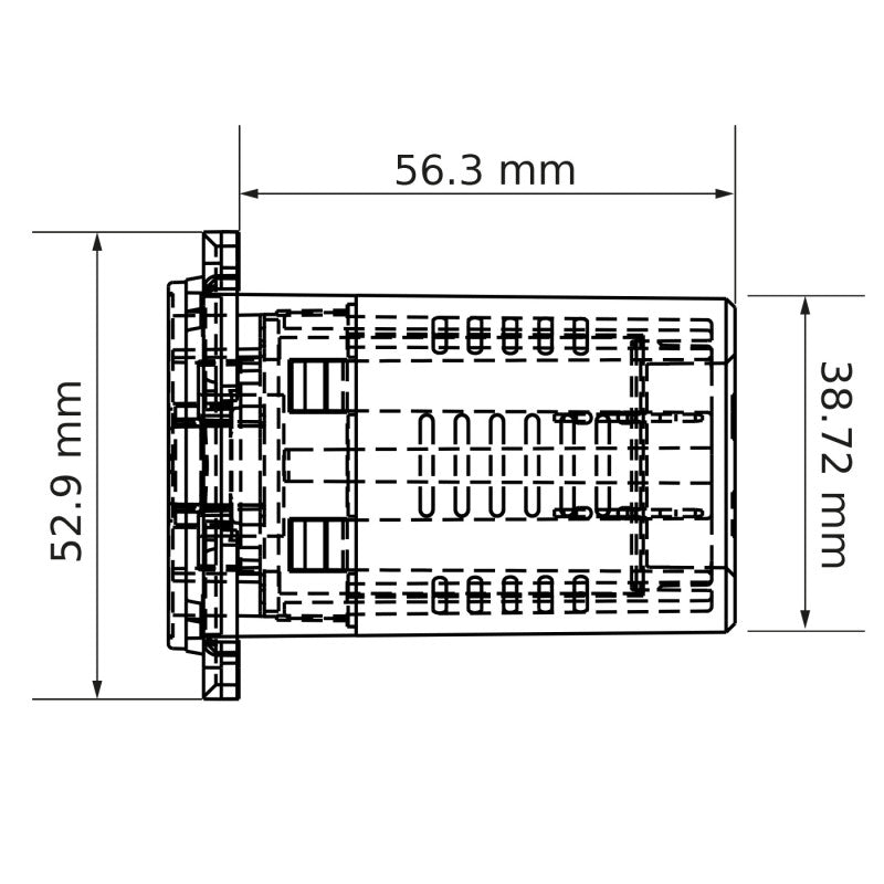 USB-C / USB-A Buck-Boost Ladegerät 100W ,,convertiger 100" (für Inprojal)